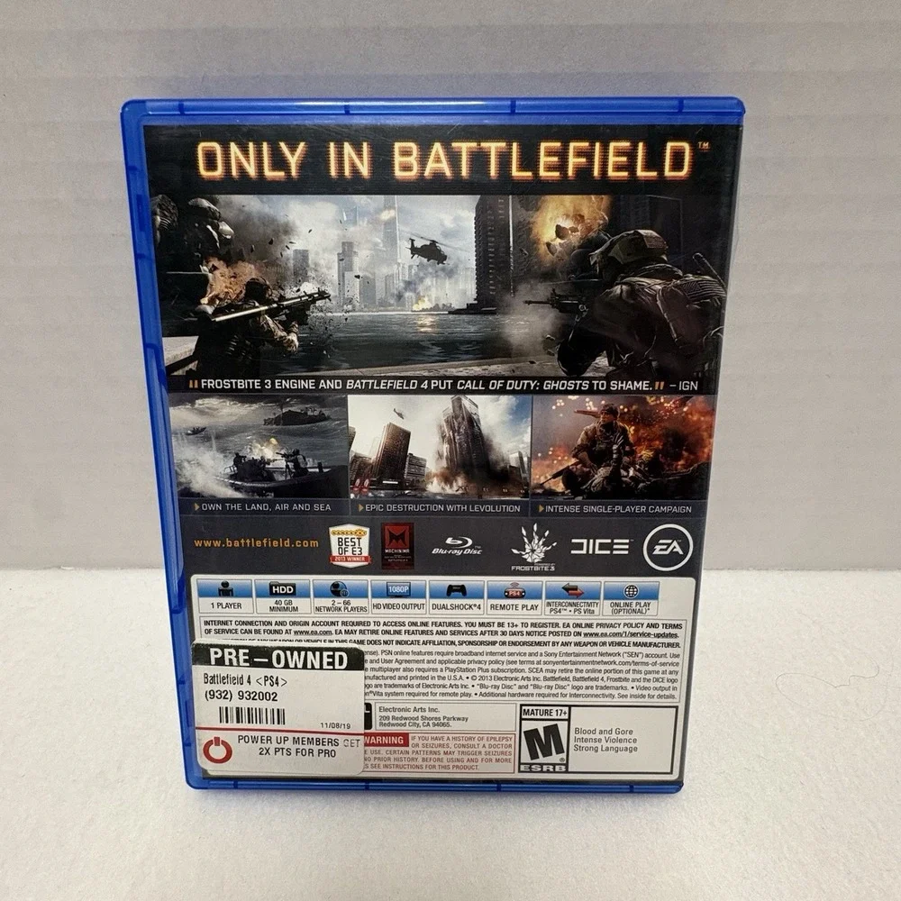 PS4 Game Lot of 5 - Call of Duty Black Ops, Far Cry 5, Battlefield V & 4